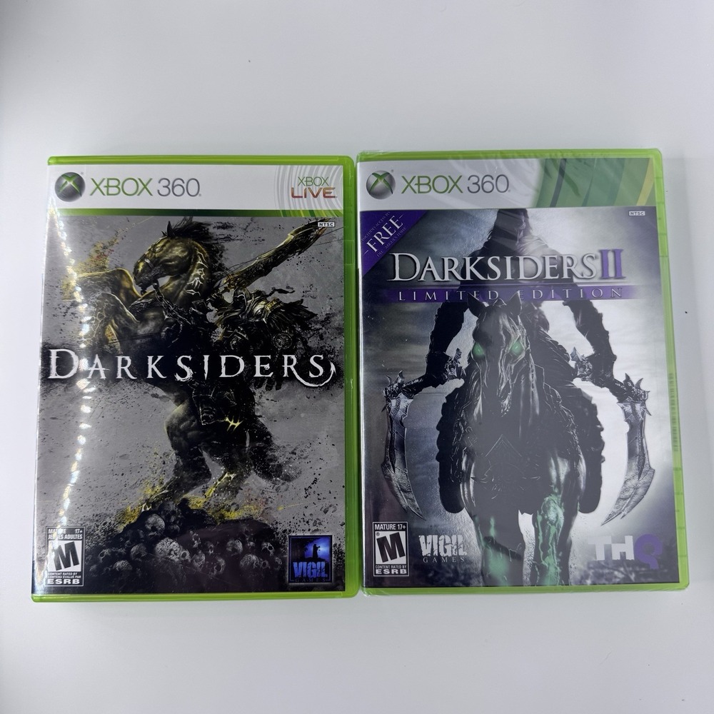 Darksiders 1 2 I II Limited Edition Microsoft Xbox 360 CIB and NIB Sealed